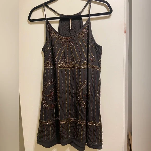 FREE PEOPLE Sedona Embellished Slip Dress - Picture 3 of 9